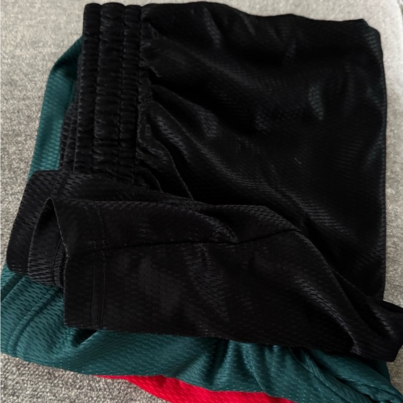 Set of Three Athletic Shorts - Red, Green, Black - Picture 5 of 5
